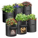 Cskunxia 6-Pack 10 Gallonen Vegetable Grow Plant...